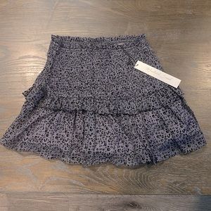 BNWT Burnout Ruffled Tiered skirt